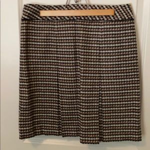 Talbots wool pleated skirt